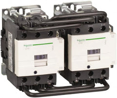 Schneider Electric - 3 Pole, 110 Coil VAC at 50/60 Hz, 80 Amp at 440 VAC, Reversible IEC Contactor - 1 Phase hp: 15 at 230/240 VAC, 7.5 at 115 VAC, 3 Phase hp: 20 at 200/208 VAC, 25 at 230/240 VAC, 60 at 460/480 VAC, 60 at 575/600 VAC - A1 Tooling