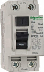 Schneider Electric - 40 Amp, 240 VAC, 2 Pole, Residual Current Device - A1 Tooling