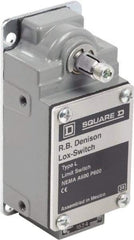 Square D - DPST, 2NC, 600 Volt Screw Terminal, Rotary Spring Return Actuator, General Purpose Limit Switch - 1, 2, 4, 12, 13 NEMA Rating, IP67 IPR Rating - A1 Tooling