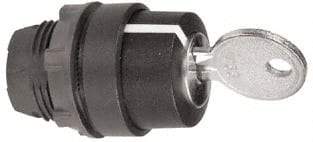 Schneider Electric - 22mm Mount Hole, 3 Position, Key Operated, Selector Switch Only - Black, Momentary (MO), Shock, Vibration and Water Resistant - A1 Tooling