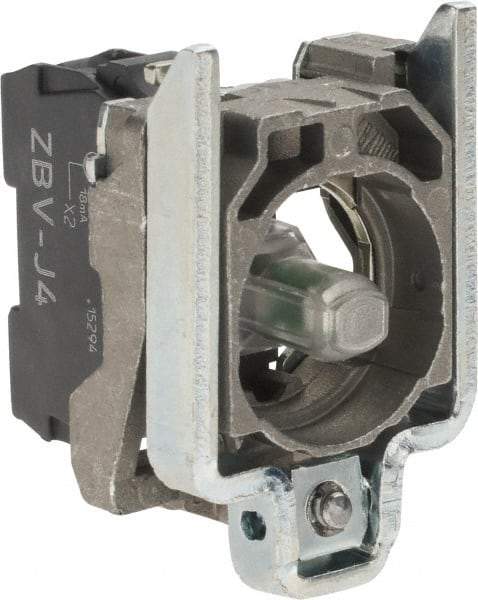 Schneider Electric - 12 VAC/VDC at 50/60 Hz Red Lens LED Indicating Light - Screw Connector, Electromagnetic Field Resistant, Electrostatic Discharge Resistant, Shock Resistant, Vibration Resistant - A1 Tooling