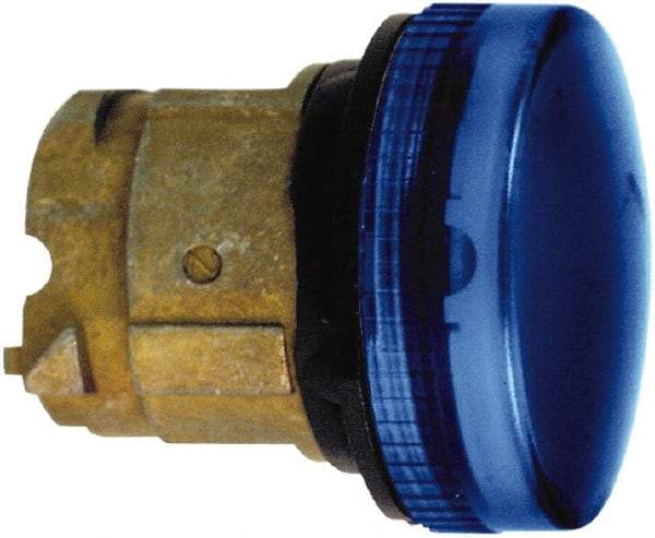 Schneider Electric - Blue Lens Pilot Light - Round Lens, Shock Resistant, Vibration Resistant, Water Resistant - A1 Tooling