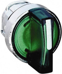 Schneider Electric - 22mm Mount Hole, 2 Position, Handle Operated, Selector Switch - Green, Maintained (MA), Illuminated, Shock, Vibration and Water Resistant - A1 Tooling