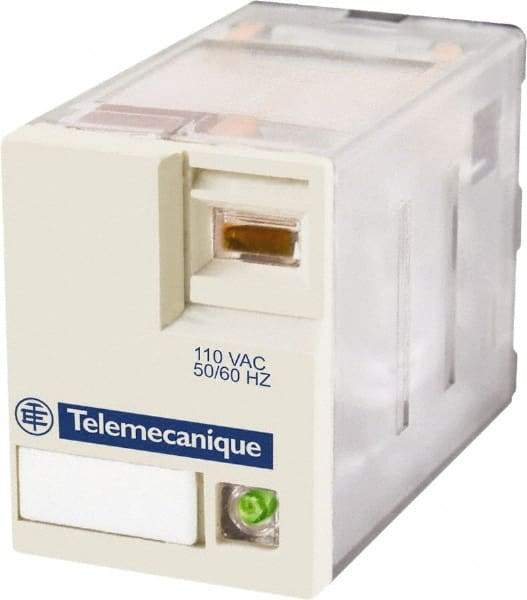 Schneider Electric - 3,000 VA Power Rating, Electromechanical Plug-in General Purpose Relay - 12 Amp at 250/277 VAC & 28 VDC, 6 Amp at 250 VAC & 28 VDC, 2CO, 24 VAC at 50/60 Hz - A1 Tooling