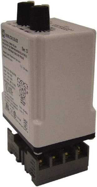 Square D - DPDT Time Delay Relay - 10 Contact Amp, 110 VDC & 120 VAC - A1 Tooling