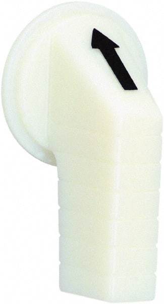 Schneider Electric - 30mm, White, Selector Switch Operating Knob - For Use with Selector Switch - A1 Tooling