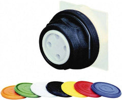 Schneider Electric - 30mm Mount Hole, Flush, Pushbutton Switch - Round, Multicolor Pushbutton, Momentary (MO) - A1 Tooling