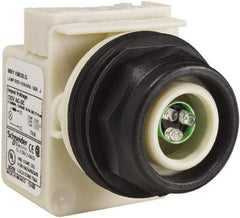 Schneider Electric - 120 V LED Indicating Light - Round Lens, Screw Clamp Connector, Corrosion Resistant, Dust Resistant, Oil Resistant - A1 Tooling