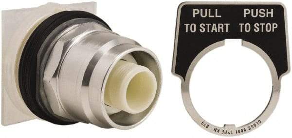 Schneider Electric - 30mm Mount Hole, Extended Straight, Pushbutton Switch Only - Round, Maintained (MA), Momentary (MO), Weatherproof, Dust and Oil Resistant - A1 Tooling