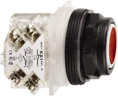 Schneider Electric - 30mm Mount Hole, Flush, Pushbutton Switch with Contact Block - Octagon, Multicolor Pushbutton, Momentary (MO) - A1 Tooling