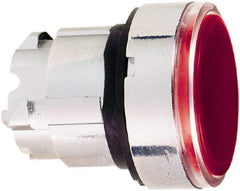 Schneider Electric - 22mm Mount Hole, Flush, Pushbutton Switch Only - Round, Red Pushbutton, Nonilluminated, Momentary (MO) - A1 Tooling