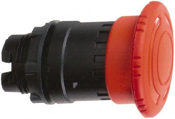 Schneider Electric - 22mm Mount Hole, Extended Mushroom Head, Pushbutton Switch Only - Round, Red Pushbutton, Maintained (MA), Momentary (MO) - A1 Tooling