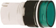 Schneider Electric - Green Lens LED Pilot Light - Round Lens, Shock Resistant, Vibration Resistant - A1 Tooling