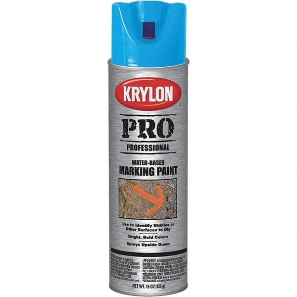 Krylon - 15 fl oz Yellow Marking Paint - Water Base Formula - A1 Tooling