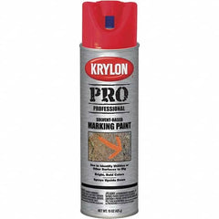 Krylon - 15 fl oz Red Marking Paint - Solvent Base Formula - A1 Tooling