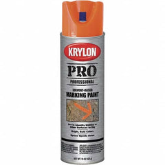 Krylon - 15 fl oz Orange Marking Paint - Solvent Base Formula - A1 Tooling