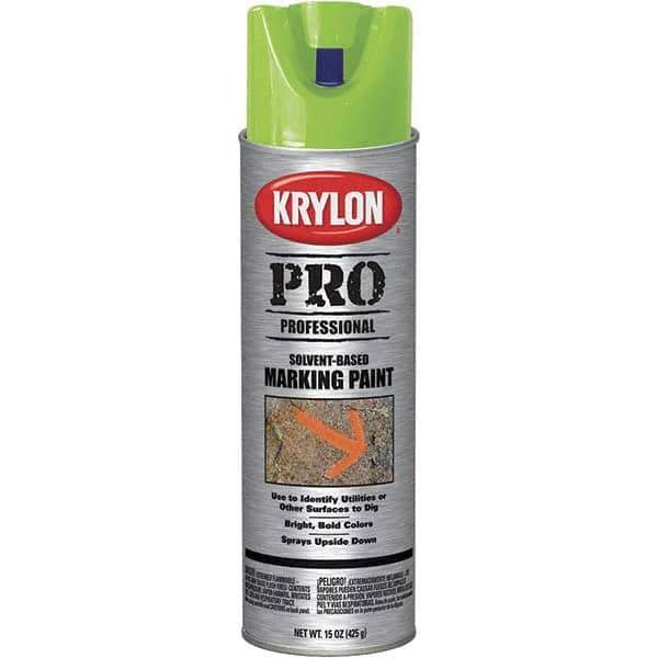 Krylon - 15 fl oz Green Marking Paint - Solvent Base Formula - A1 Tooling