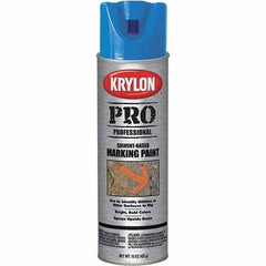 Krylon - 15 fl oz Blue Marking Paint - Solvent Base Formula - A1 Tooling