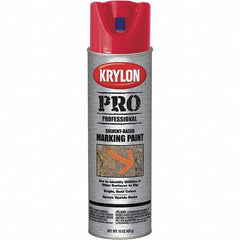 Krylon - 15 fl oz Red Marking Paint - Solvent Base Formula - A1 Tooling