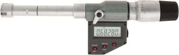 SPI - 0.65" to 0.8", IP65, Carbide Face Chrome Plated Finish, Electronic Inside Micrometer - 0.00005" Resolution, 0.00016" Accuracy, 80" Gage Depth - A1 Tooling