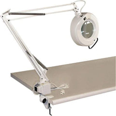 Proline - 45" Arm, Spring Suspension, Bracket Mount, Fluorescent, White, Magnifying Task Light - 22 Watts, 3 Diopter Magnification - A1 Tooling