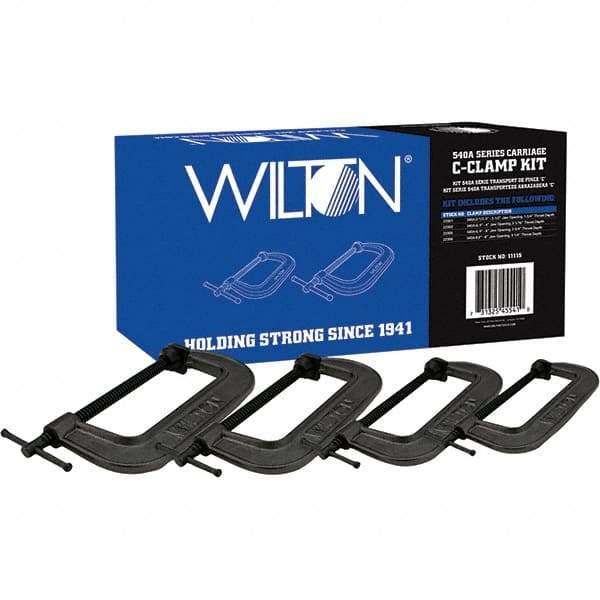 Wilton - C-Clamp & Cantilever Clamp Sets Clamp Type: Standard C-Clamp Type: Kit - A1 Tooling