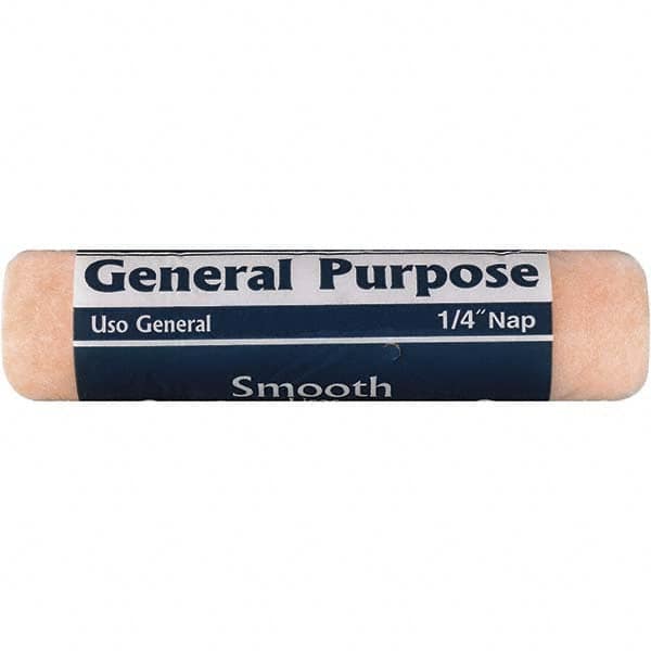 Rubberset - 1/4" Nap, 9" Wide Paint Roller Cover - Smooth Texture, Polyester - A1 Tooling