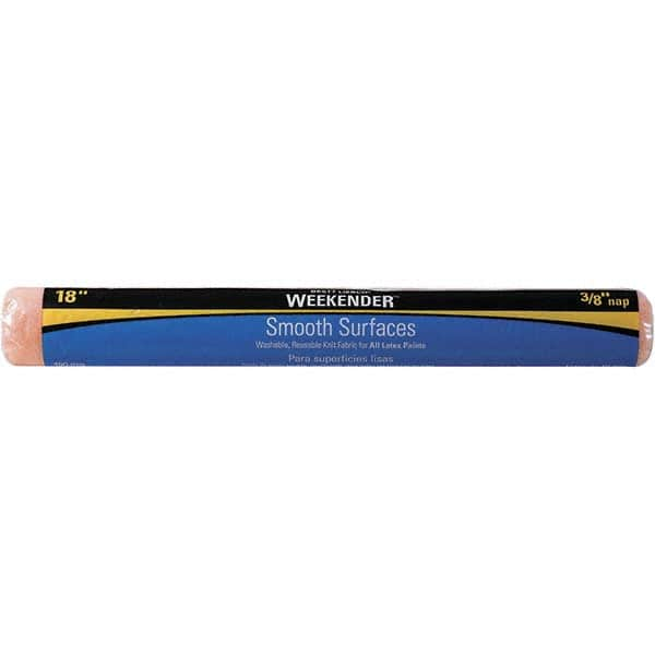 Bestt-Liebco - 3/8" Nap, 18" Wide Paint Roller Cover - Smooth Texture, Polyester - A1 Tooling