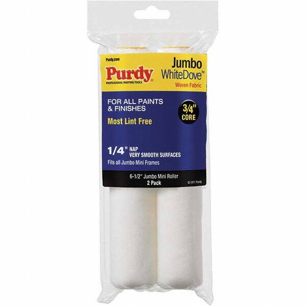 Purdy - 1/4" Nap, 6-1/2" Wide Paint Roller Cover - Smooth to Semi-Smooth Texture, Dralon - A1 Tooling