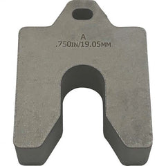 Maudlin Products - Metal Shim Stock Type: Slotted Shim Material: Stainless Steel - A1 Tooling