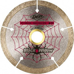 QEP - 4" Diam, 5/8" Arbor Hole Diam, Wet & Dry Cut Saw Blade - Diamond-Tipped, Smooth Action, Standard Round Arbor - A1 Tooling