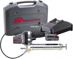 Ingersoll-Rand - 6,250 Max psi, Flexible Battery-Operated Grease Gun - 14 oz (Cartridge) Capacity, Includes Battery & Battery Charger - A1 Tooling