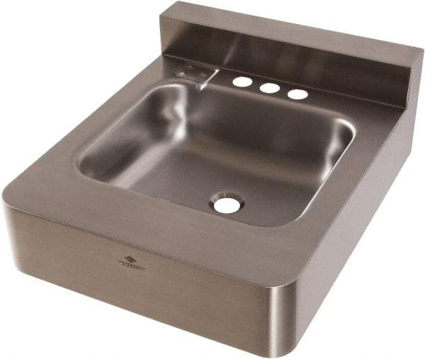 Acorn Engineering - 5" Long x 14" Wide Inside, 1 Compartment, Grade 304 Stainless Steel ADA Lavatory Sink-Wall Mount - 16 Gauge, 22" Long x 18" Wide x 26" High Outside, 5" Deep - A1 Tooling