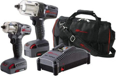 Ingersoll-Rand - 20 Volt Cordless Tool Combination Kit - Includes 1/2" Impact Wrench & 1/2" Drill/Driver, Lithium-Ion Battery Included - A1 Tooling