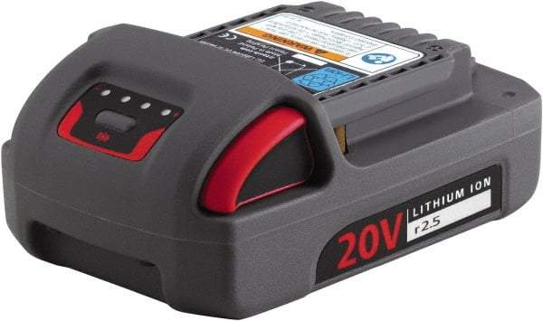 Ingersoll-Rand - 20 Volt Lithium-Ion Power Tool Battery - 2.5 Ahr Capacity, 1-1/4 hr Charge Time, Series IQV - A1 Tooling