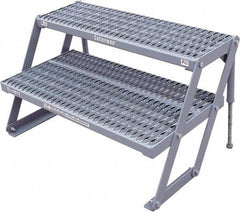 Cotterman - 23" 2 Step Platform - Work Platform, 800 Lb Capacity, 26" Base Width x 21" Base Depth - A1 Tooling