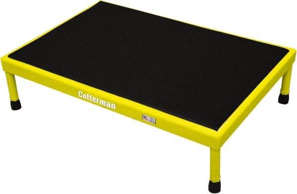 Cotterman - 10" 1 Step Platform - Work Platform, 800 Lb Capacity, 25" Base Width x 49" Base Depth - A1 Tooling