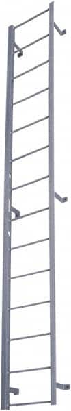 Cotterman - 77" 7 Step Fixed Ladder - Dock Ladder, 300 Lb Capacity, 21" Base Width x 9" Base Depth - A1 Tooling