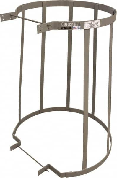 Cotterman - Ladder Modular Bolt-On Cage - Gray, Use with Uncaged Fixed Ladder - A1 Tooling