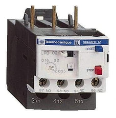 Schneider Electric - 0.1 to 0.16 Amp, 690 VAC, Thermal IEC Overload Relay - Trip Class 10A, For Use with LC1D09 and LC1D38 - A1 Tooling