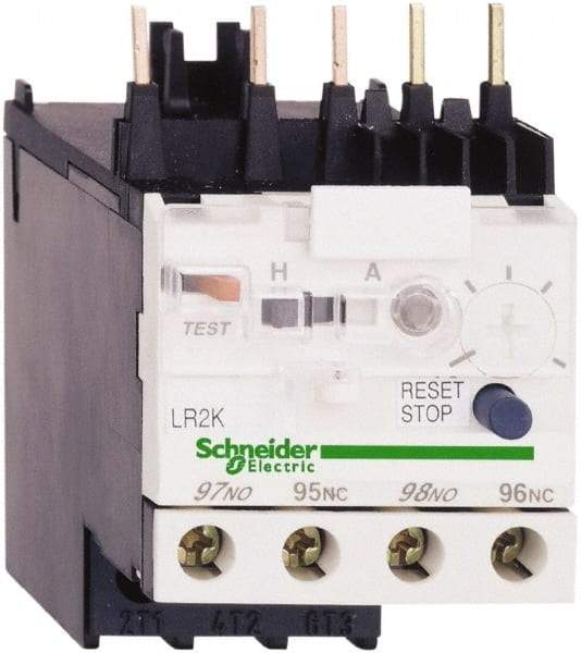 Schneider Electric - 0.11 to 0.16 Amp, 250 VDC, 690 Volt and 690 VAC, Thermal IEC Overload Relay - Trip Class 10A, For Use with LC1K, LC7K, LP1K and LP4K - A1 Tooling