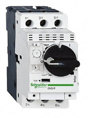 Schneider Electric - 0.40 Amp, 690 VAC at 50/60 Hz, 3 Pole, Bolt On, Clip Motor Circuit Breaker - Thermal Magnetic Trip, Multiple Breaking Capacity Ratings, 97mm Deep x 89mm High x 45mm Wide - A1 Tooling