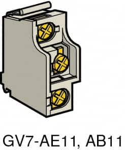 Schneider Electric - Circuit Breaker Auxiliary Contact Block - Use with GV3ME80, GV7RE, GV7RS - A1 Tooling