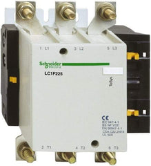 Schneider Electric - 3 Pole, 120 Coil VAC, 225 Amp at 440 VAC, Nonreversible IEC Contactor - Bureau Veritas, CCC, CSA, DNV, EN/IEC 60947-1, EN/IEC 60947-4-1, GL, JEM 1038, LROS, RINA, RMRoS, RoHS Compliant, UL Listed - A1 Tooling