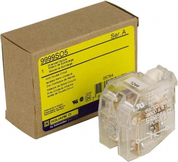 Square D - Contactor Auxiliary Contact - For Use with Overload Relay - A1 Tooling