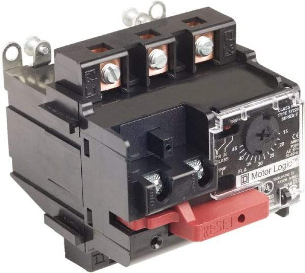 Square D - NEMA Size 2, 600 VAC, Thermal NEMA Overload Relay - For Use with Motor Logic - A1 Tooling