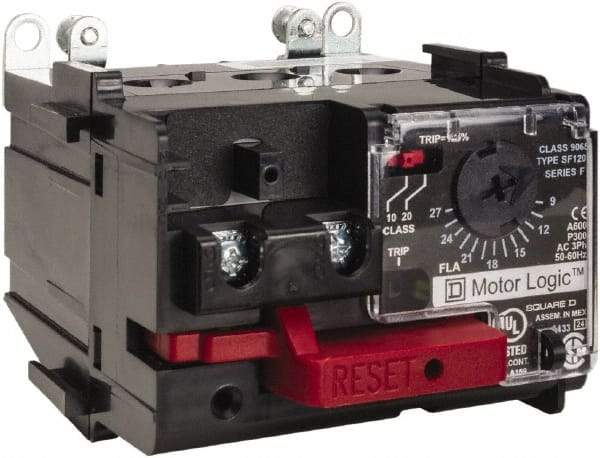 Square D - NEMA Size 1, 600 VAC, Thermal NEMA Overload Relay - For Use with Motor Logic - A1 Tooling