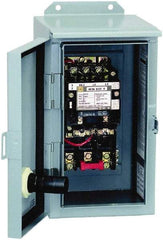 Square D - 3 Pole, 110 Coil VAC at 50 Hz and 120 Coil VAC at 60 Hz, 45 Amp NEMA Contactor - NEMA 12 Enclosure, 50 Hz at 110 VAC and 60 Hz at 120 VAC - A1 Tooling