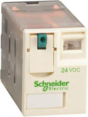 Schneider Electric - 1,500 VA Power Rating, Electromechanical Plug-in General Purpose Relay - 3 Amp at 250 VAC & 28 VDC, 6 at 250/277 VAC & 28 VDC, 8 Amp at 30 VDC, 4CO, 24 VDC - A1 Tooling