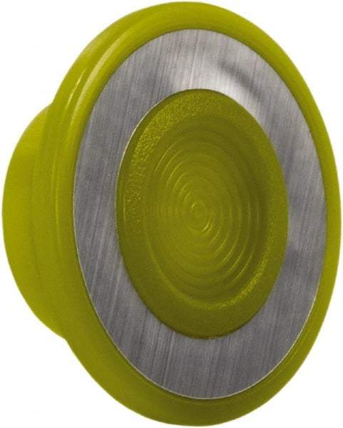 Schneider Electric - Extended Mushroom Head Pushbutton Switch Cap - Yellow, Illuminated - A1 Tooling